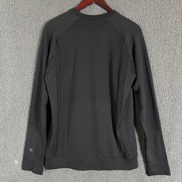 Lululemon Engineered Warmth Crew Wool Blend Long Sleeve Shirt - Men's Size M - Picture 4 of 6